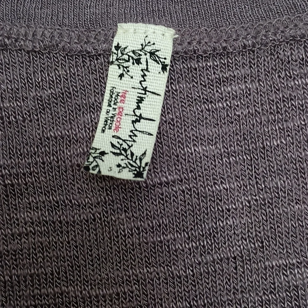 Free People Chocolate Super Scoop Top